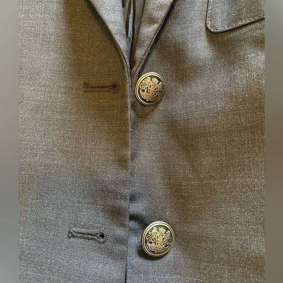 Talula Charcoal Grey Fine Wool Blazer - Picture 4 of 7